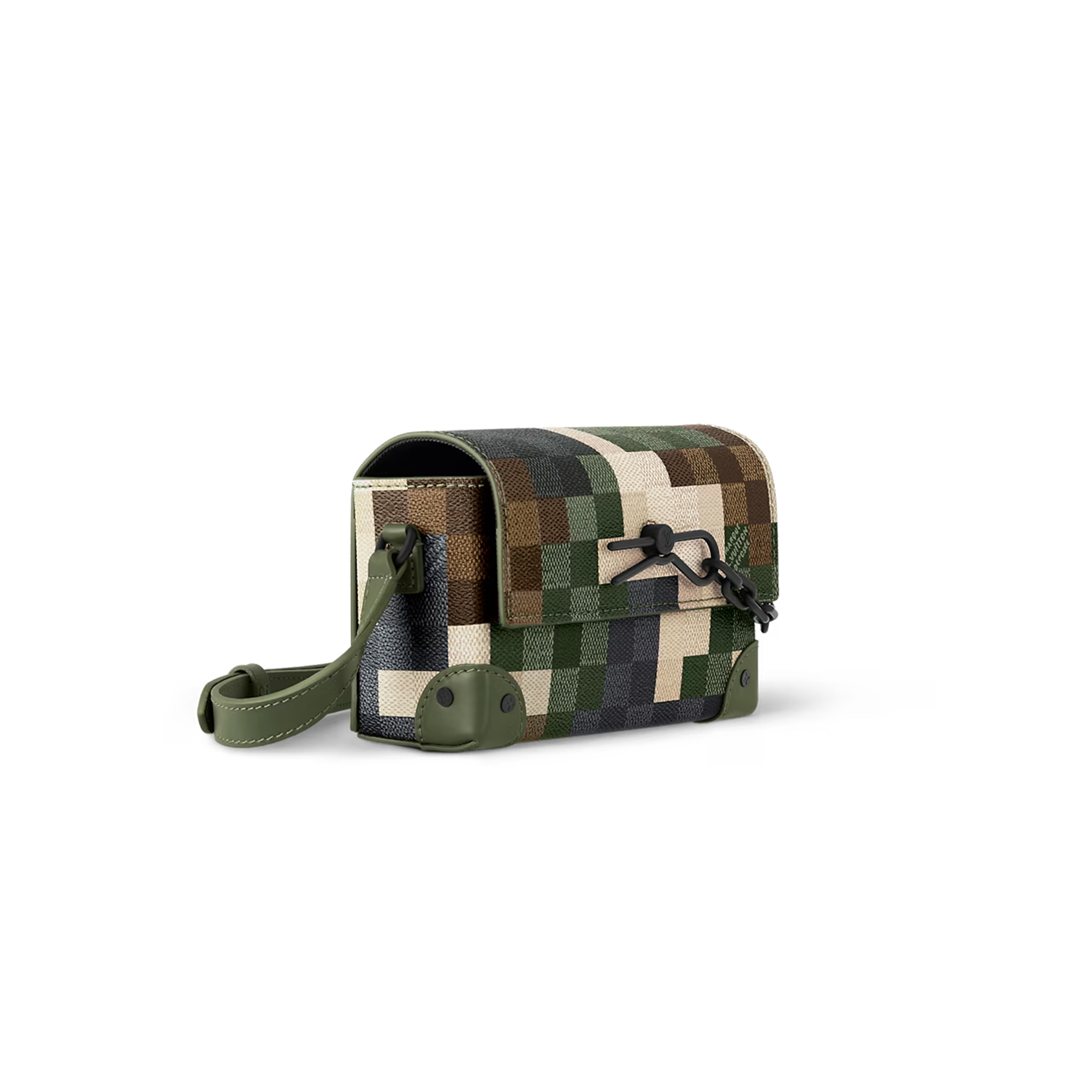 l0*is V*t0n steamer wearable wallet ''green'' m83172 (18*11*6.5cm)